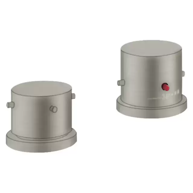 Axor Starck Смеситель на борт ванны, на 2 отв., термостатический, цвет: сталь