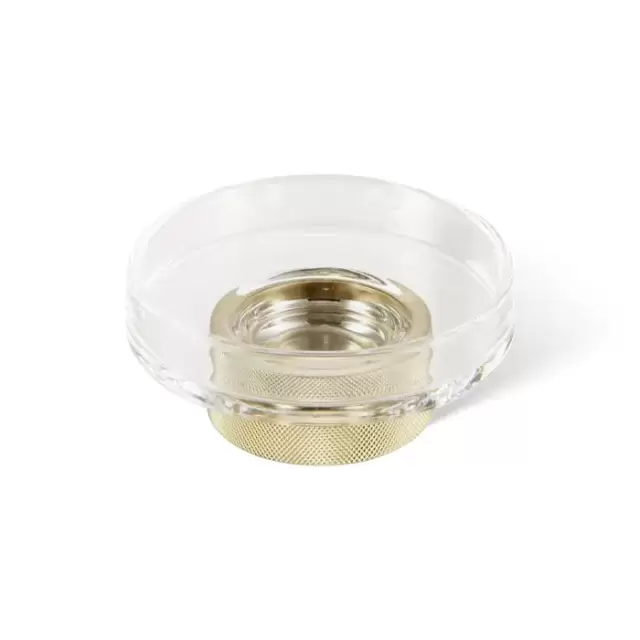 Decor Walther Club STS Мыльница настольная, прозрачное стекло, цвет: золото матовое