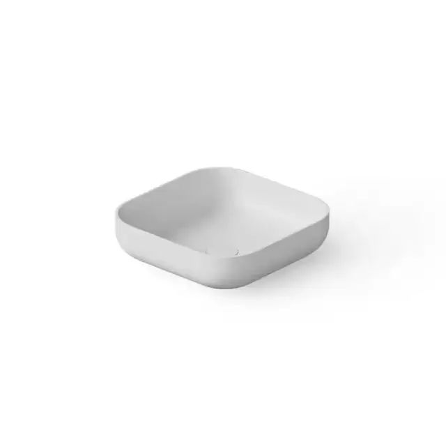 Dea Design Washbasins Раковина 40х40х12см., накладная, без отв., Solid Surface, цвет: White №18