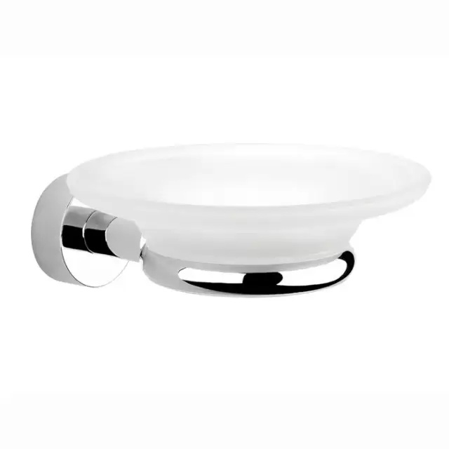 Nicolazzi Minimale Мыльница, подвесная, цвет: хром/белый