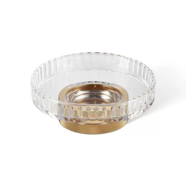 Decor Walther Club STS Мыльница настольная, граненое стекло, цвет: золото