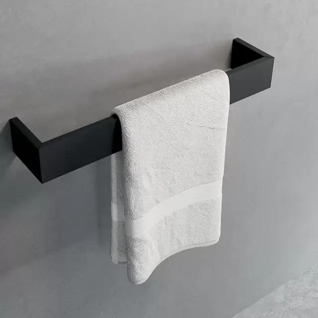Novellini Kuadra Полотенцедержатель 60см., цвет: черный матовый