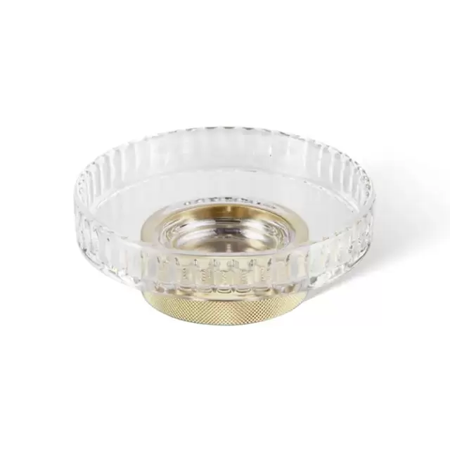 Decor Walther Club STS Мыльница настольная, граненое стекло, цвет: золото матовое