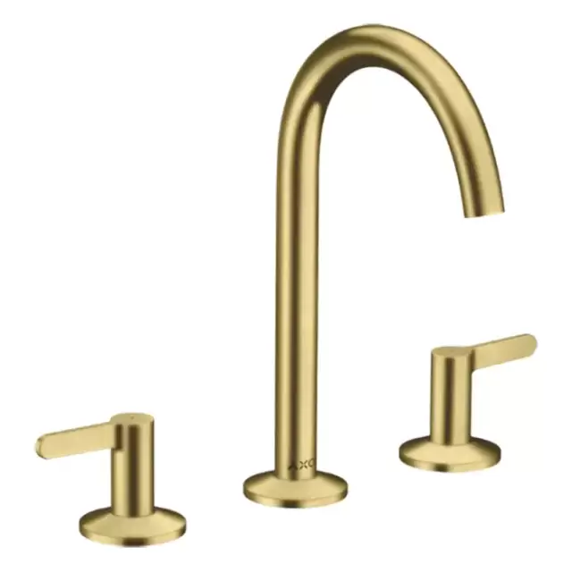 Axor One Смеситель для раковины 170, на 3 отв., с донным клапаном Push-Open, цвет: шлифованная медь