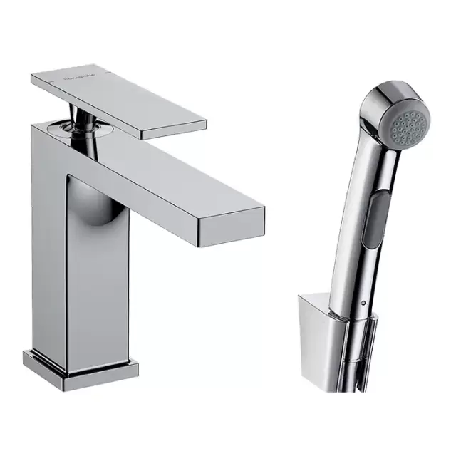 Hansgrohe Tecturis E Смеситель для раковины, на 1 отв., с ручной лейкой, цвет: хром