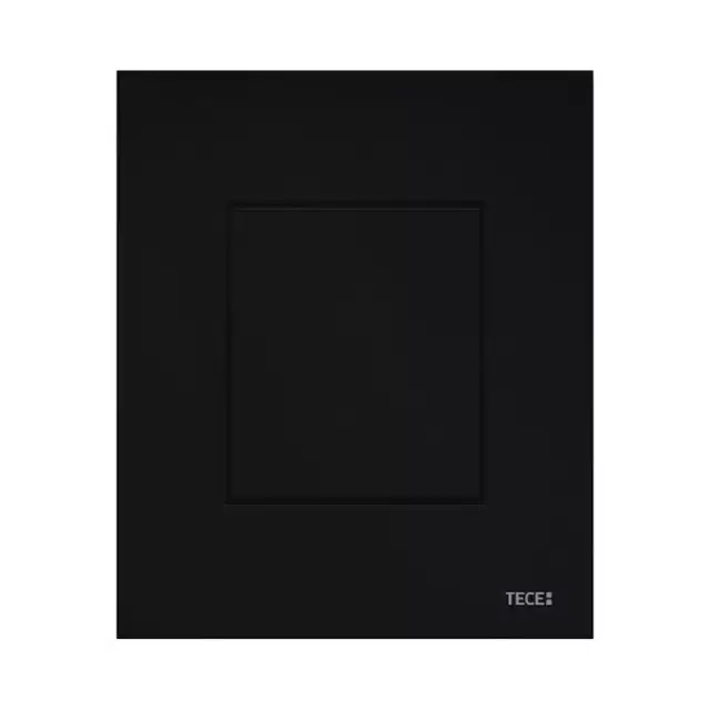 TECEnow Urinal. Панель смыва для писсуарас картириджем, 124х104х5 мм, черная