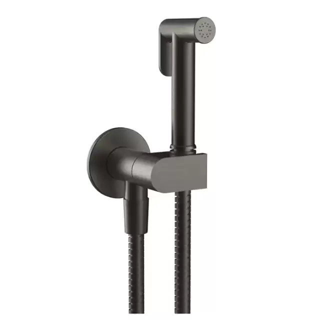 Gessi Origini Гигиенический душ, шланг 125см., цвет: Black Metal Brushed &nbsp; PVD