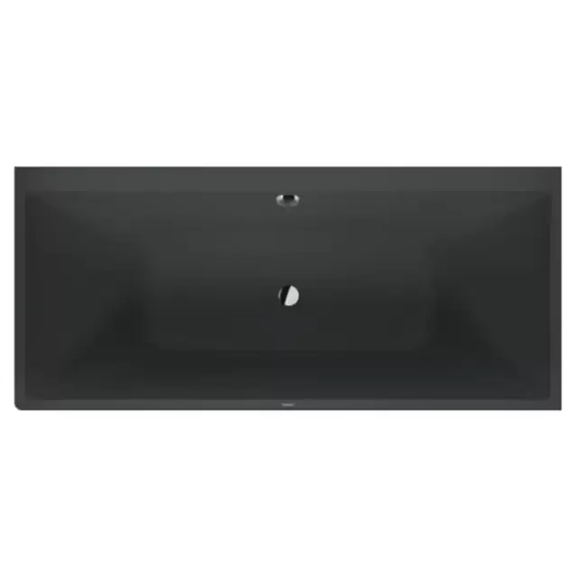 Duravit Vitrium Ванна встраиваемая 180x80см, Dx, с ножками, с2 наклонами для спины, прямоугольная, цвет: темно-серый матовый