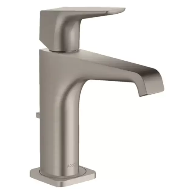 Axor Citterio E Смеситель для раковины 125, на 1 отв., с донным клапаном, цвет: сталь