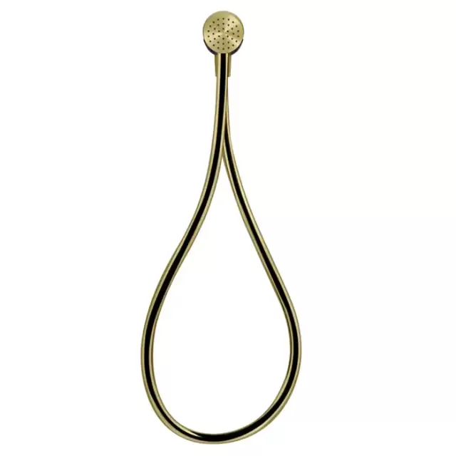 Gessi Hi-Fi Душевой магнитные комплект, состоящий из вывода воды, держателя, шланга 1,50 м и лейки, цвет: Brushed Brass PVD