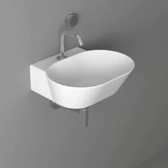 Simas Wave Раковина 48х43х16.5 см, 1 отв., цвет: белый