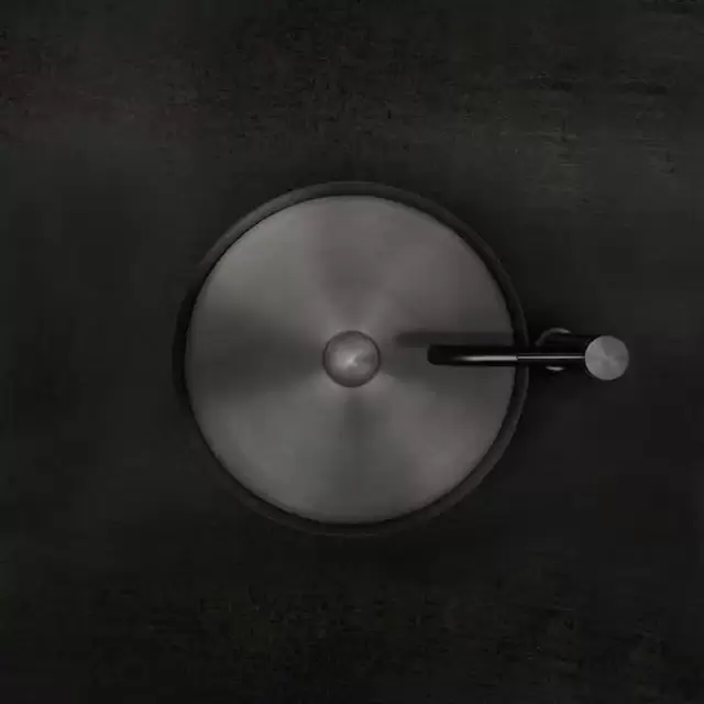 Gessi 316 Раковина 40 см, без отв., для установки на столешницу, без перелива, нержавеющая сталь, цвет: Black metal brushed PVD