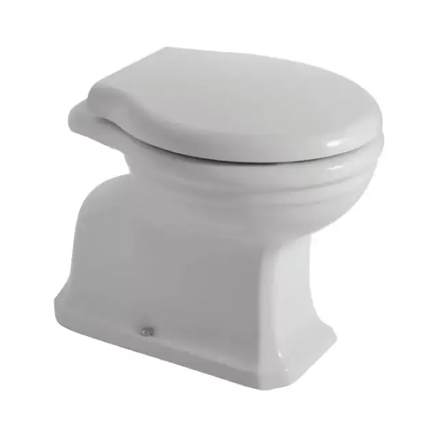 Globo Paestum Унитаз напольный 58х37,5см, слив в пол, цвет: белый