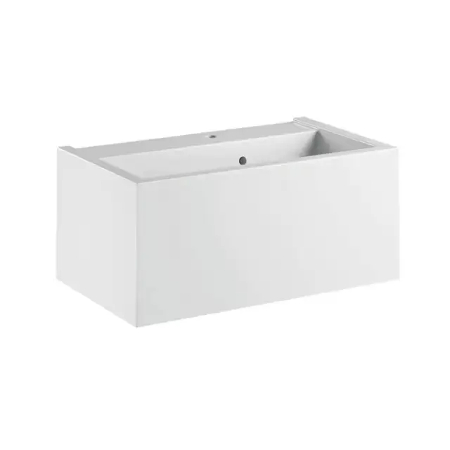 Kerasan Kanaal Раковина подвесная, 80х46,5см., с 1 отв., цвет: белый глянцевый