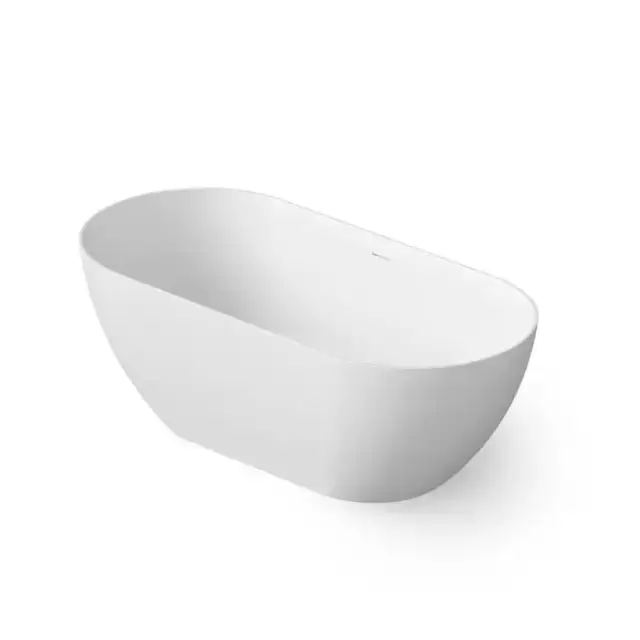 Dea Design Edge Ванна 160x75x56см., отдельностоящая, Solid Surface, цвет: White №18