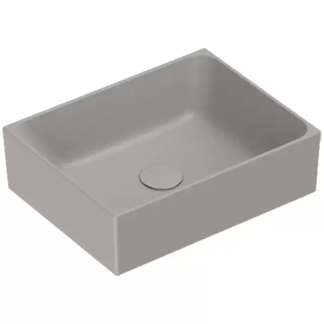 Catalano Premium Раковина 45x35см накладная, без отв., цвет: Tortora Satinato