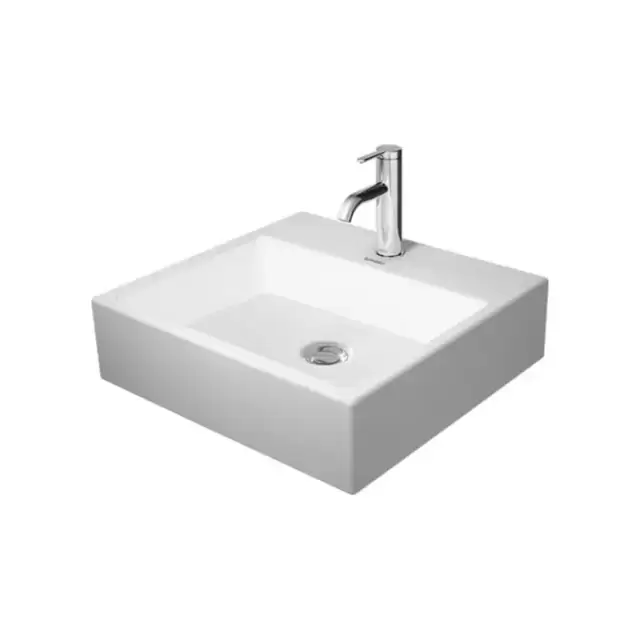 Duravit Vero Air Раковина 50х47см., подвесная, c 3 отв., без перелива, цвет: белый