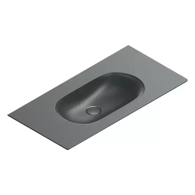 Catalano Sfera Раковина консоль 100x50см, без отв., цвет: черный матовый