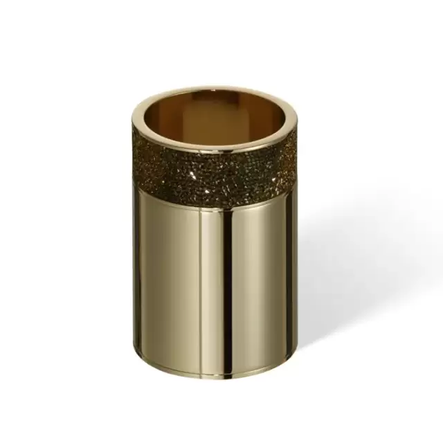 Decor Walther Rocks BOD1 Стакан настольный, с кристаллами Swarovski, цвет: золото