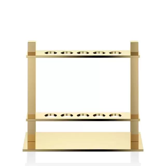 Decor Walther DW 330 Держатель для зубных щёток 15x7x13.5см, настольный, цвет: золото