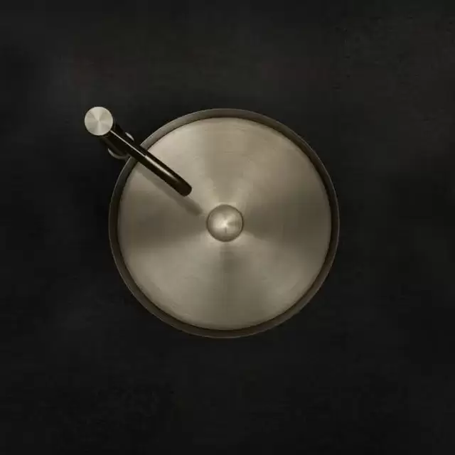 Gessi 316 Раковина 40 см, без отв., для установки на столешницу, без перелива, нержавеющая сталь, цвет: Warm bronze brushed PVD