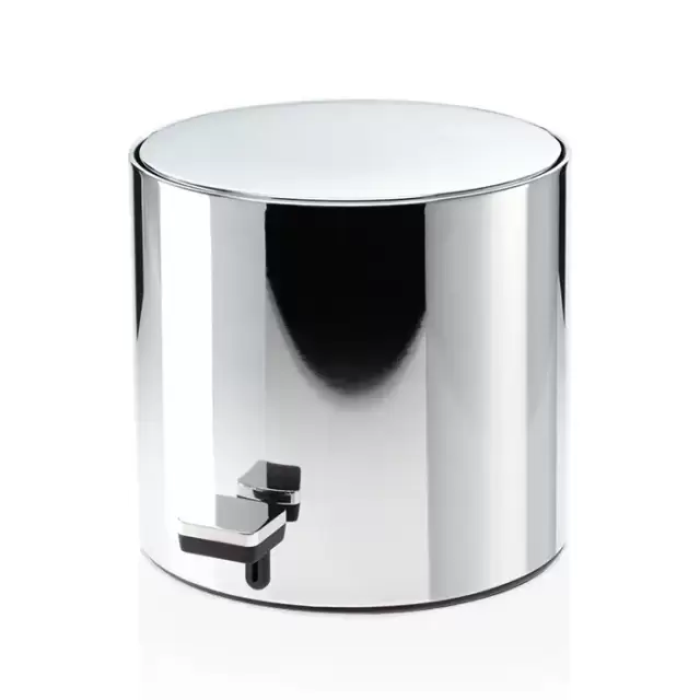 Decor Walther Bar Ведро для мусора, напольное, с педалью, цвет: хром