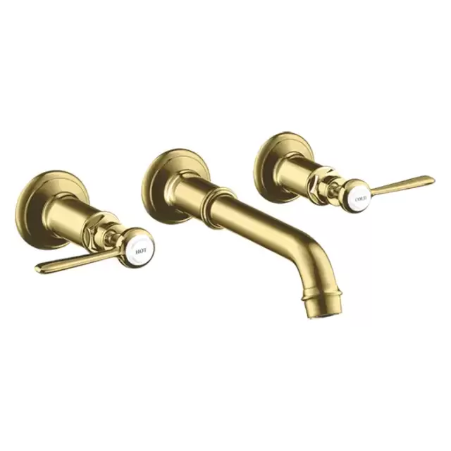 Axor Montreux Смеситель для раковины, встраиваемый, излив: 22.5см., ручка: рычаг, цвет: шлифованная медь