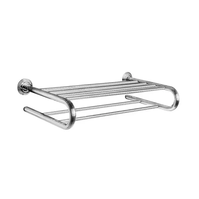 Colombo Hermitage Полотенцедержатель большой, 56х14см, цвет: хром