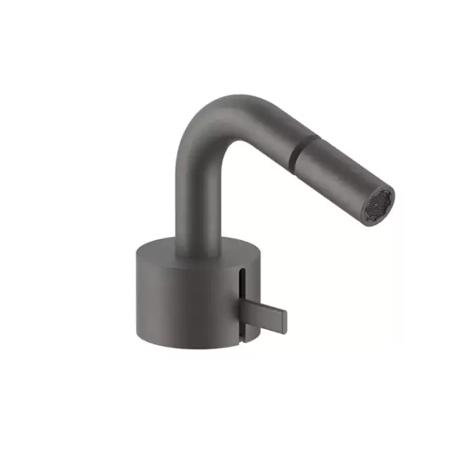 Fantini AF/21 Смеситель для биде, 1 отв., излив: 13 см, цвет: Matt Gun Metal PVD