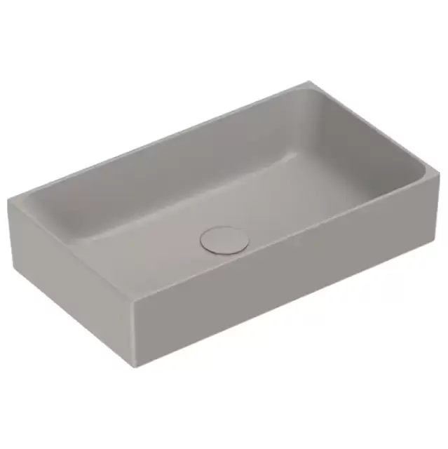 Catalano Premium Раковина 60x35см накладная, без отв., цвет: Tortora Satinato