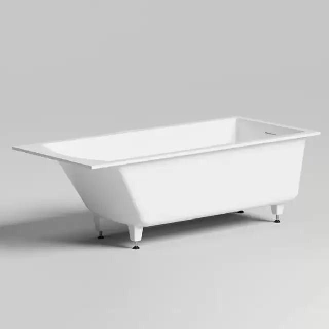 Salini Cascata kit Встраиваемая ванна 180х80х60см, донный клапан, материал: S-Sense, цвет: белый матовый