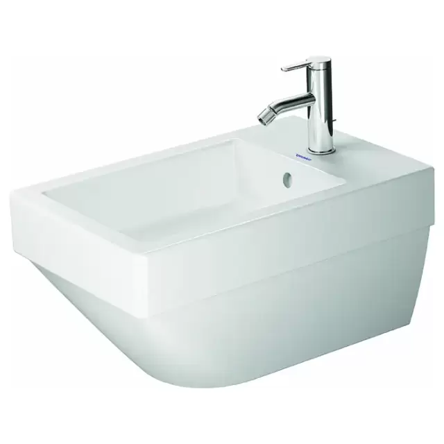 Duravit Vero Air Биде подвесное с 1 отв под смеситель, цвет: белый