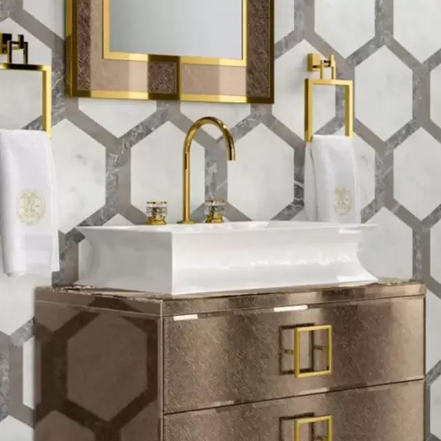 Oasis Раковина накладная, 70х40см., с 3 отв., цвет: белый