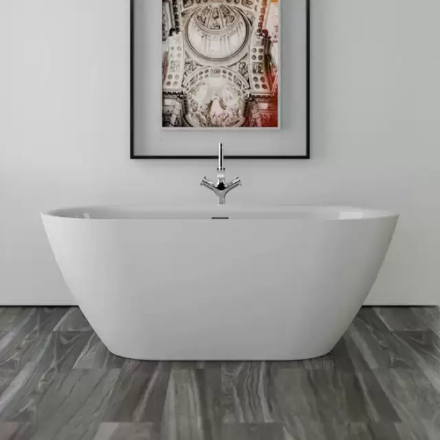 Knief Form XS Ванна отдельностоящая 155х75х60см., без слива-перелива, цвет: белый матовый