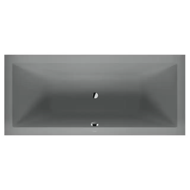 Duravit Vitrium Ванна встраиваемая 180x80cм, с ножками, с2 наклонами для спины, прямоугольная, цвет: светло-серый матовый