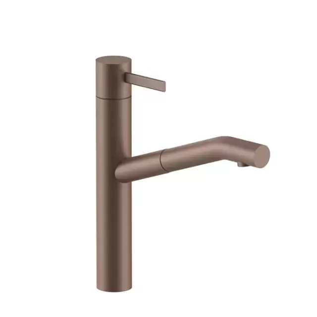 Fantini AF/21 Смеситель для раковины, 1 отв., излив: 217 мм, цвет: Matt Copper PVD