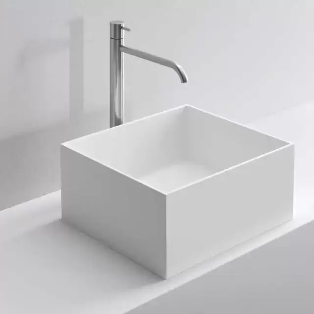 NOORTH milldue edition Раковина 45х38х19 см, без отв., накладная, цвет: белый