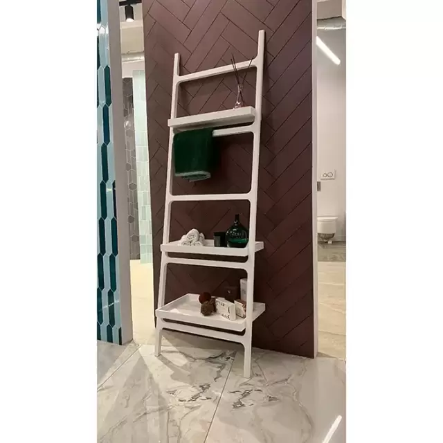 Knief Rails Лестница-вешалка с полками 60х36х180см, цвет: белый матовый
