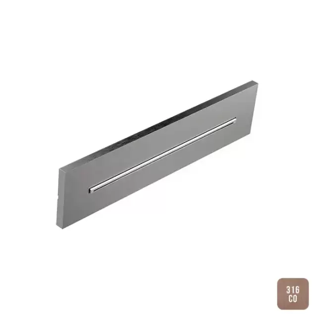 Almar Waterfall Wall Built-In Излив 35х8см., настенный, "водопад", цвет: AISI 316 Stainless Steel