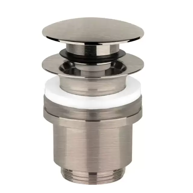 Gessi Technical accessories Автоматический донный клапан &ldquo;Stop&Go&rdquo; для раковины без перелива, цвет: Finox Brushed Nickel