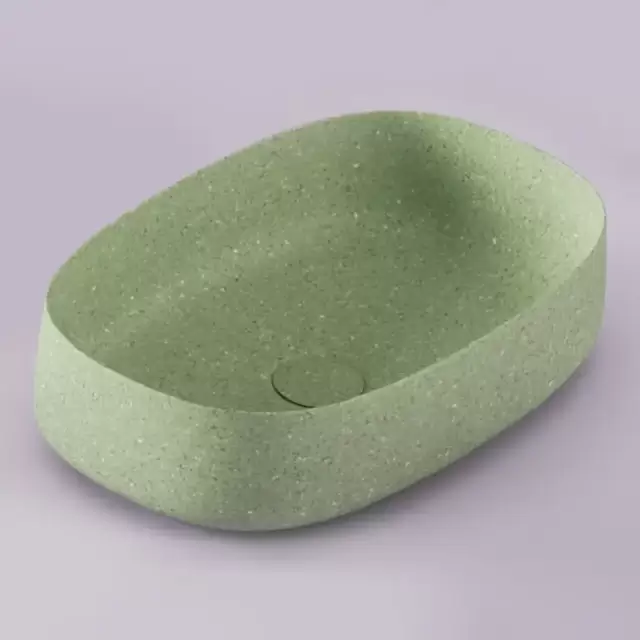 Artceram Cognac Раковина 56x41 см, без отв., накладная, цвет: mint