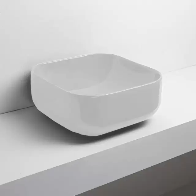 Simas Balloon Раковина накладная, 45x45хh20см., без отв., без перелива, цвет: белый