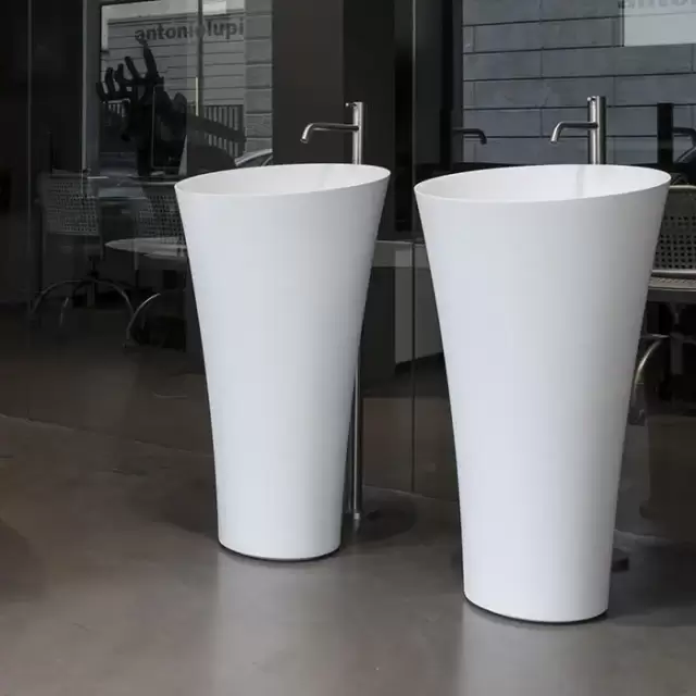 Antonio Lupi Tuba Раковина 50.4х50.4 см, без отв., цвет: белый