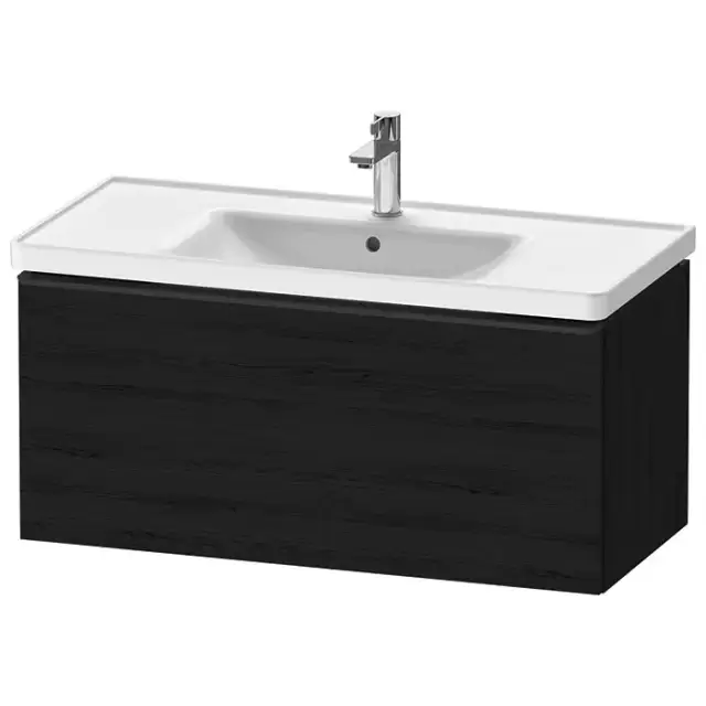 Duravit D-Neo Тумбочка подвесная 98.4х44x45.2см., раковина, 1 ящик, цвет: Black Oak