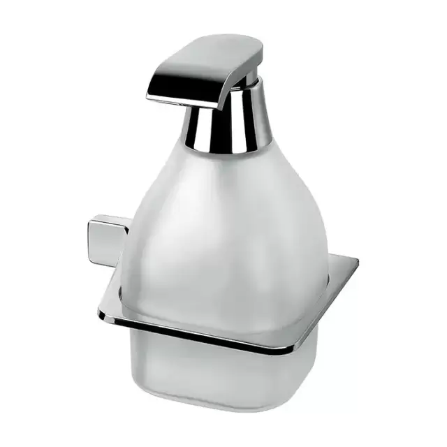 Colombo Alize Дозатор для жидкого мыла, DX, подвесной, цвет: хром/матовое стекло