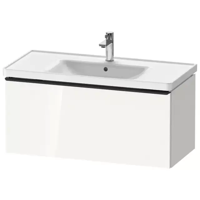 Duravit D-Neo Тумбочка подвесная 98.4х44x45.2см., раковина, 1 ящик, цвет: белый высокоглянцевый