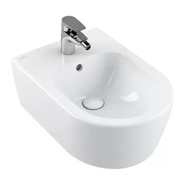 Villeroy&Boch Avento Биде подвесное 37x53см, с 1 отв., цвет: альпийский белый