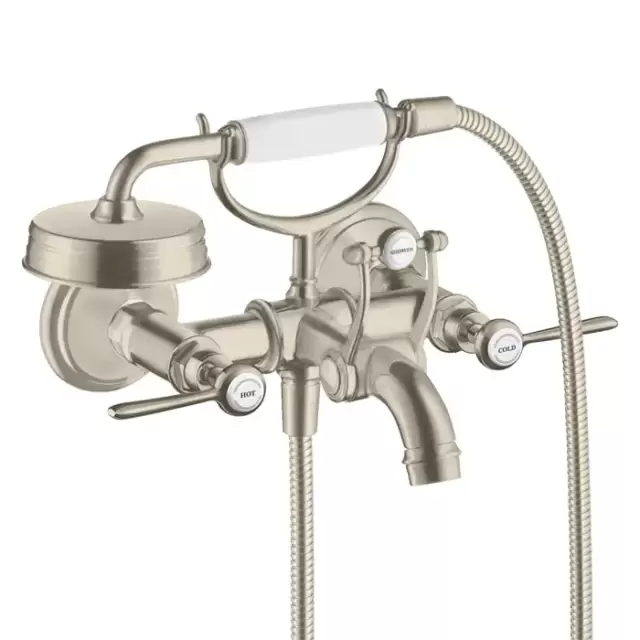 Axor Montreux Смеситель для ванны с двумя рычаговыми рукоятками, цвет: никель