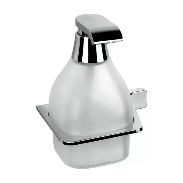 Colombo Alize Дозатор для жидкого мыла, SX, подвесной, цвет: хром/матовое стекло