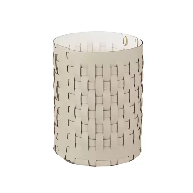 ADJ Корзина Bottega, D20xH25 см., цвет: панна котта/белый